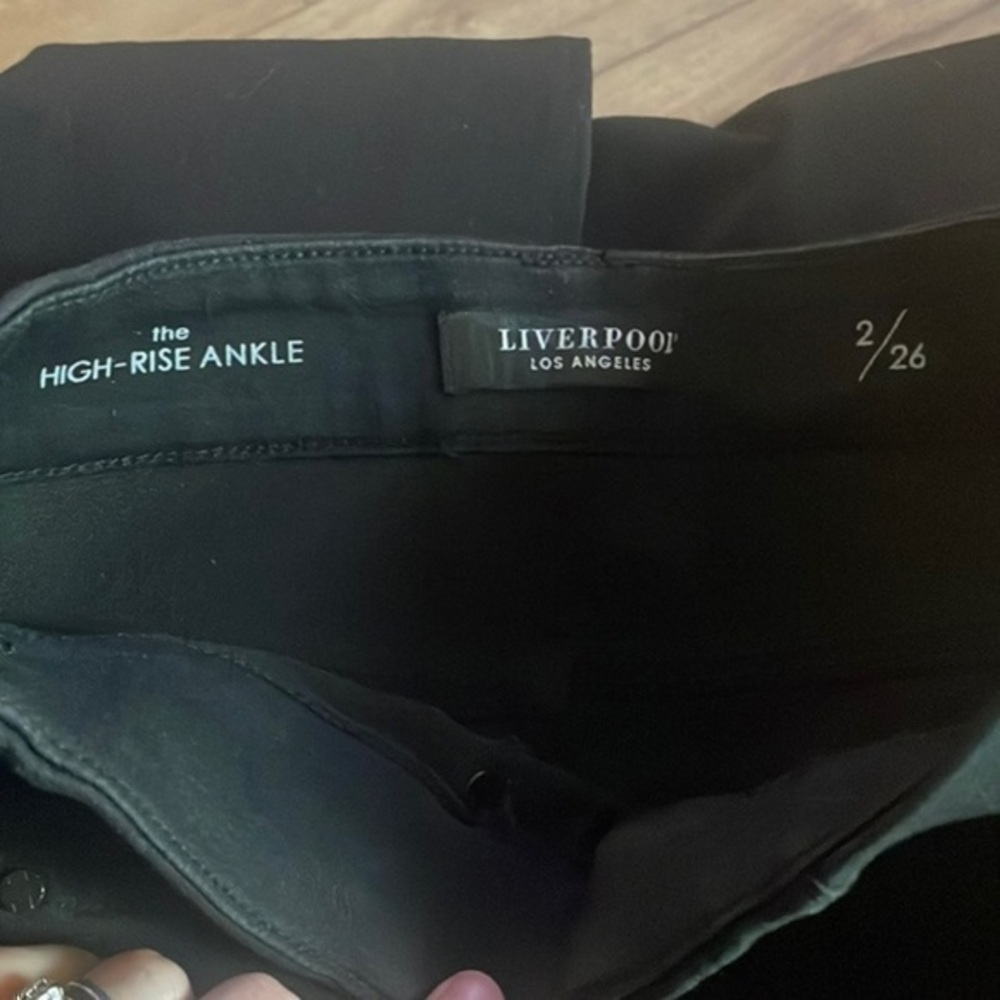 Liverpool High Rise Ankle Skinny Stretch Jean, the high-rise ankle​